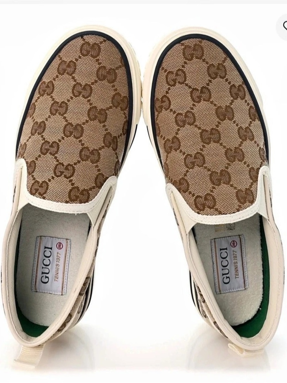 Gucci Tennis 1977 Slip-On GG Supreme Canvas Sneakers